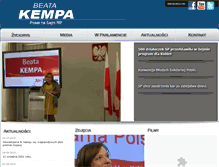 Tablet Screenshot of beatakempa.pl